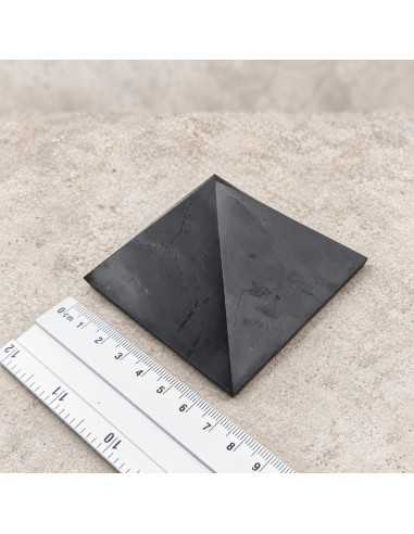 Pyramide en shungite polie 7 cm - protection quotidienne