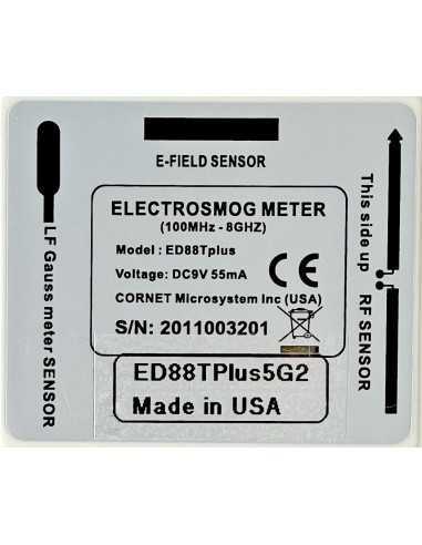 Détecteur d'ondes électromagnétiques hautes et basses fréquences Cornet ED88TPlus5G2