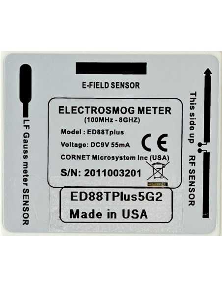 Détecteur d'ondes électromagnétiques hautes et basses fréquences Cornet ED88TPlus5G2