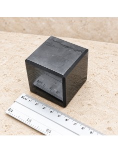 Cube en shungite poli 5 cm 2