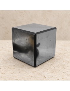 Cube en shungite poli 7 cm