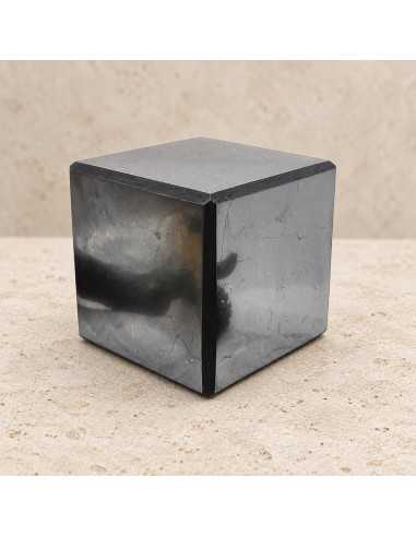 Cube en shungite poli 7 cm