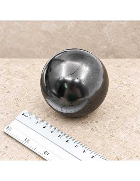 Sphere en shungite poli 7 cm