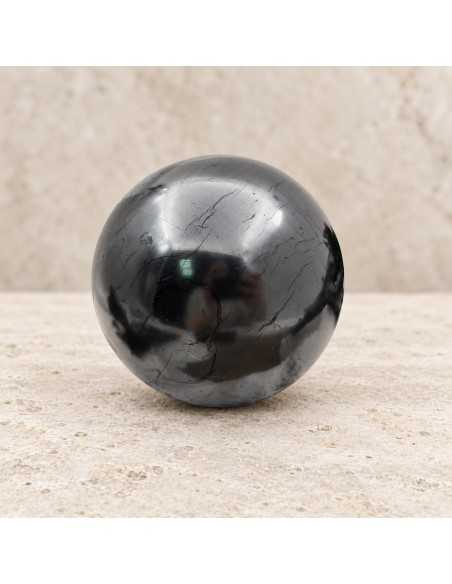 Sphere en shungite poli 7 cm