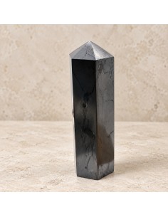 Cristal en shungite polie 3 × 10 cm