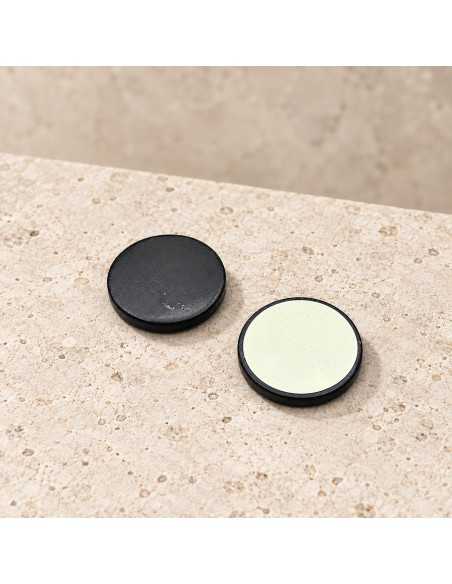 Plaque ronde de shungite polie 20 mm