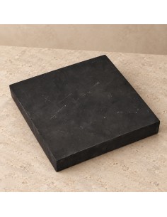 Dalle en shungite polie 20 × 20 × 3 cm SHUNGITE - 1