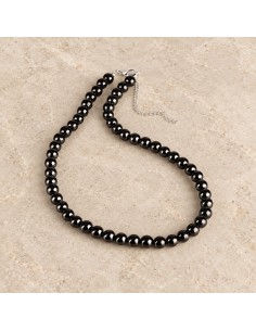 Collier en perles de shungite 8 mm