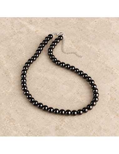 Collier en perles de shungite 8 mm