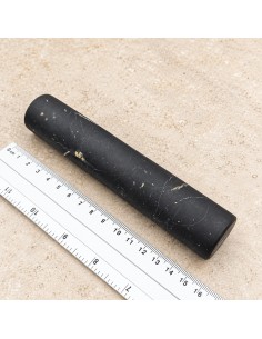 Cylindre en shungite poli 15 x 3 cm 2
