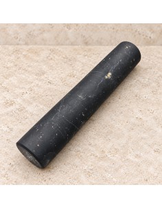 Cylindre en shungite poli 15 x 3 cm