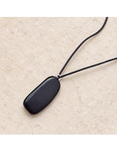Pendentif en shungite "Galet poli"