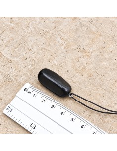 Pendentif en shungite "Galet poli" 2