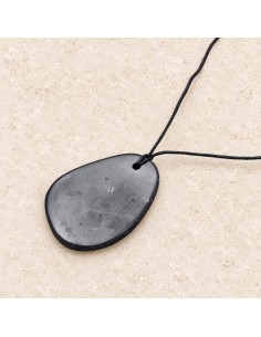 Pendentif en shungite "Galet taillé"