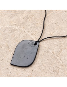 Pendentif "Pétale" en shungite