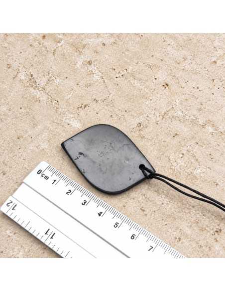 Pendentif "Pétale" en shungite