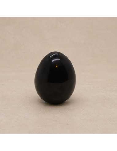 Oeuf en shungite poli 8 cm