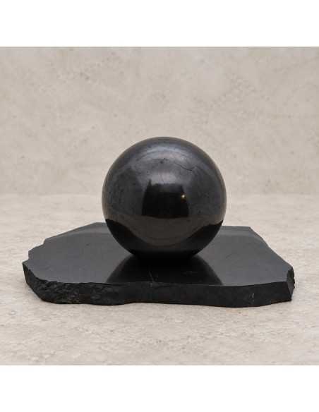 Support décoratif grand pour sphère ou œuf SHUNGITE - 3