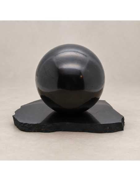Support décoratif grand pour sphère ou œuf SHUNGITE - 4