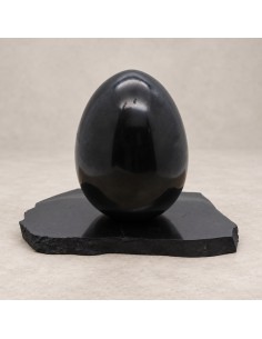 Oeuf en shungite poli 10 cm SHUNGITE - 1