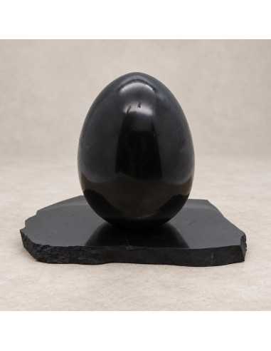 Oeuf en shungite poli 10 cm SHUNGITE - 1