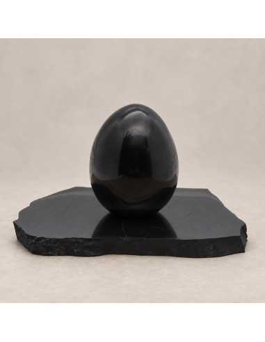 Oeuf en shungite poli 8 cm SHUNGITE - 4