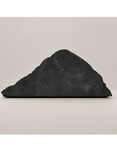 Carreau large à bords bruts en shungite polie SHUNGITE - 1