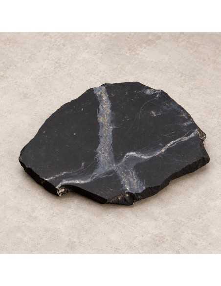 Carreau large à bords bruts en shungite polie SHUNGITE - 3