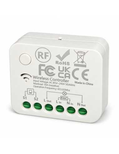 Micro-Module télécommandable sans fil 433MHz - 10A Générique - 1