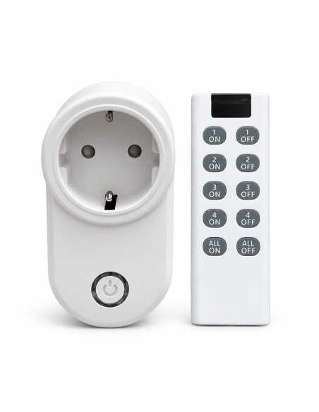 Télécommandée pour prise radio 433MHz - 15A