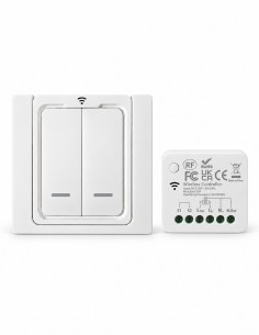 Micro-Module télécommandable sans fil 433MHz - 10A Générique - 1 2