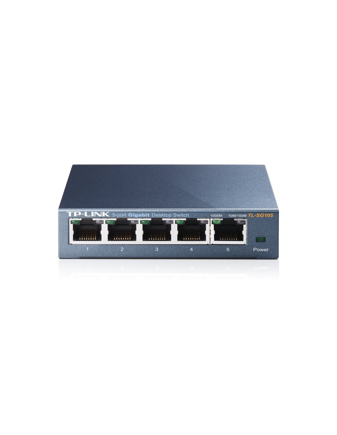 Switch de bureau 5 ports 10/100/1000Mbps - Boîtier métal - TL-SG105 - Multiprise  ethernet