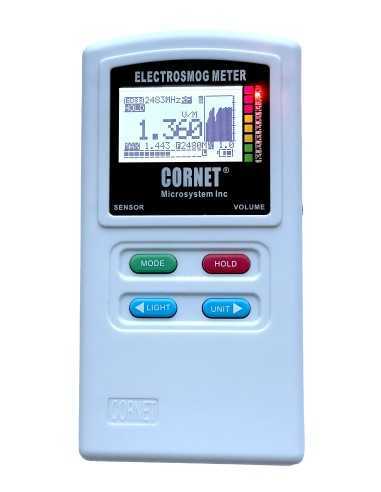 Détecteur d'ondes électromagnétiques hautes et basses fréquences Cornet ED98Pro5G