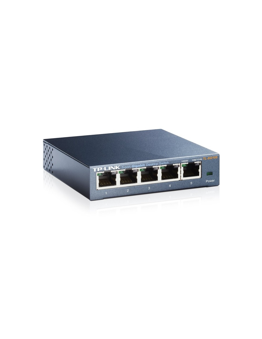 Switch de bureau 5 ports 10/100/1000Mbps - Boîtier métal - TL-SG105 -  Multiprise ethernet