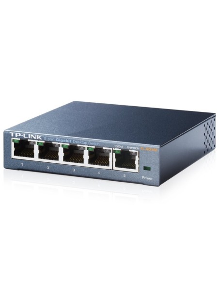 Switch de bureau 5 ports 10/100/1000Mbps - Boîtier métal - TL-SG105 - multiprise ethernet