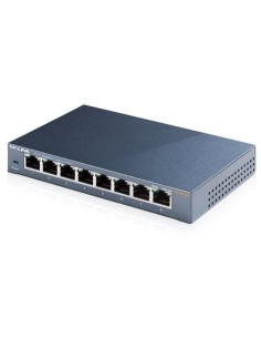 Switch de bureau 8 ports 10/100/1000Mbps - Boîtier métal - TL-SG108 - "Multiprise ethernet" 2