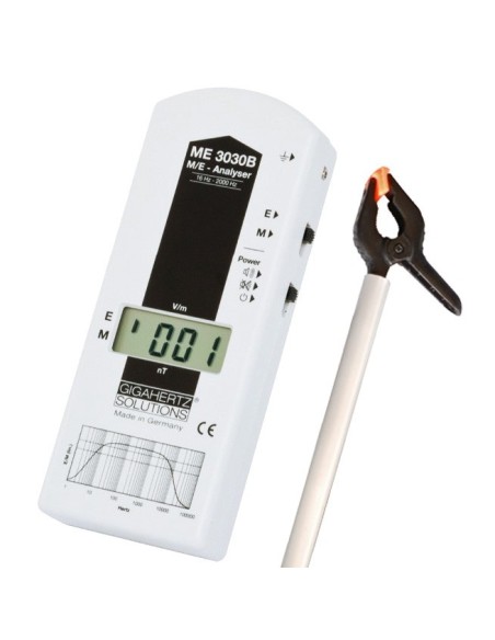 Détecteur d'ondes électromagnétiques ME3030B avec perchette isolante économique