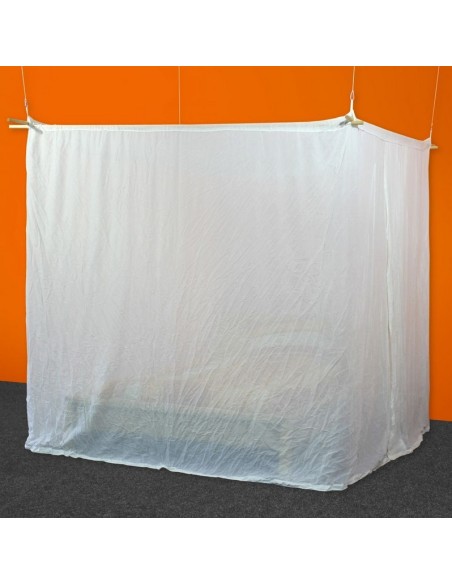 Baldaquin anti-ondes en tissu Swiss Shield Naturell (cabine 2 places)