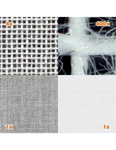 Baldaquin anti-ondes en tissu Swiss Shield Naturell (cabine 2 places)