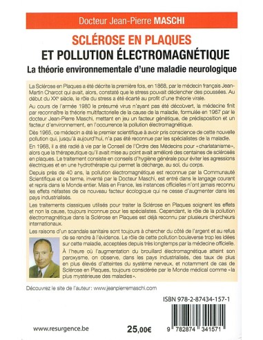 Sclérose en plaques et pollution électromagnétique, de Dr. Jean-Pierre Maschi