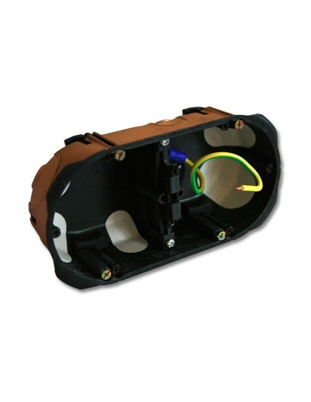 boîtier blindé pour cloisons sèches double étanche à l'air 67x40 entraxe 71