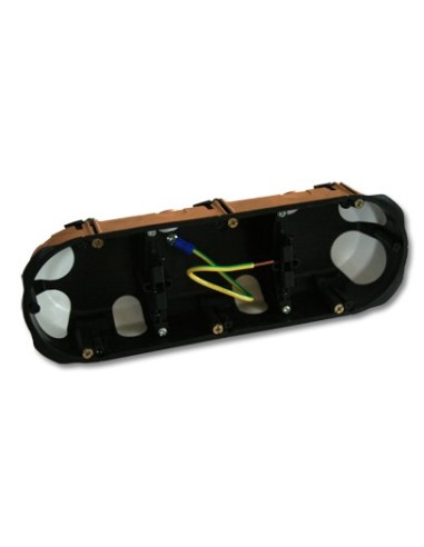 boîtier blindé pour cloisons sèches triple étanche à l'air 67x40 entraxe 71