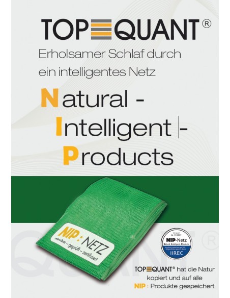 TOP-QUANT - Filet NIP : dessous de matelas pour un sommeil réparateur