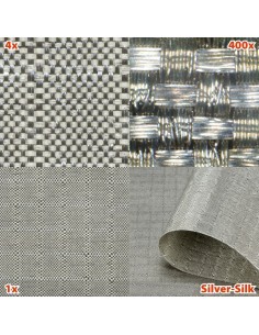 Tissu anti ondes Silver-Silk à très haute atténuation HF/BF -60dB  2