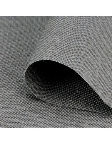 Tissu anti ondes Steel-Gray HF/BF -35dB économique acier inoxydable