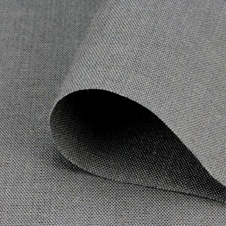 Tissu anti ondes Steel-Gray HF/BF -35dB économique acier inoxydable