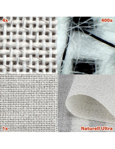 Tissu anti ondes Swiss-Shield® NATURELL ULTRA™ HF + BF -38dB coton majoritaire