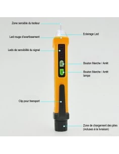 Détecteur de champ électrique sonore PM8908C Peakmeter 2