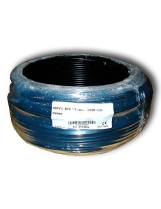Fil blindé 1,5 mm² Noir pour installation électrique biocompatible - H07V-U - Bobine de 100m OMERIN - 1 2