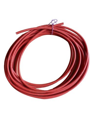 Fil blindé 16 mm² Rouge pour installation électrique biocompatible